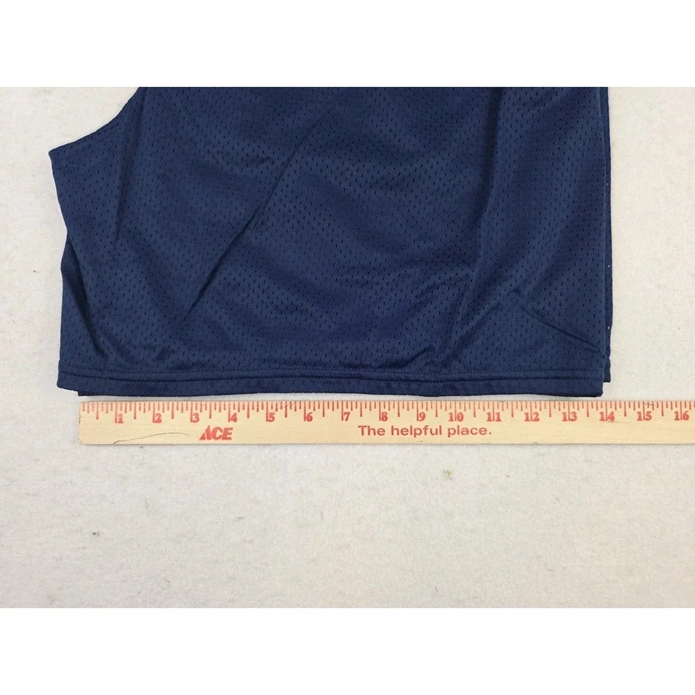 Nike Vintage Mesh Shorts Mens Large XL Blue Swoosh Gym Basketball 90s No Pockets